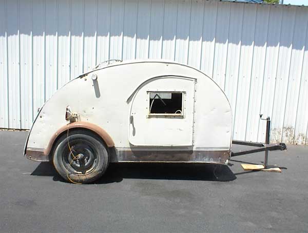 Teardrop - 1948 Homebuilt Teardrop.