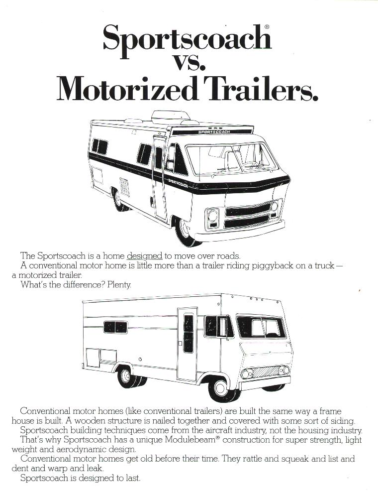 1973 Sportscoach Brochure w/Pocket - Page 5 of 18