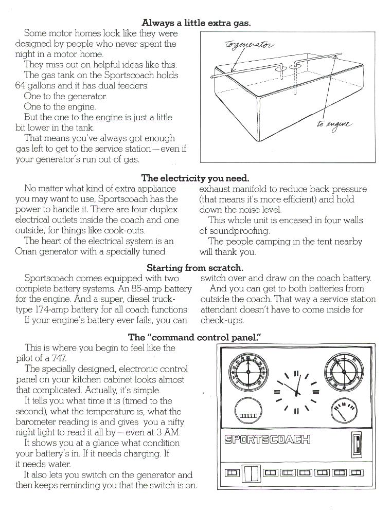 1973 Sportscoach Brochure w/Pocket - Page 12 of 18