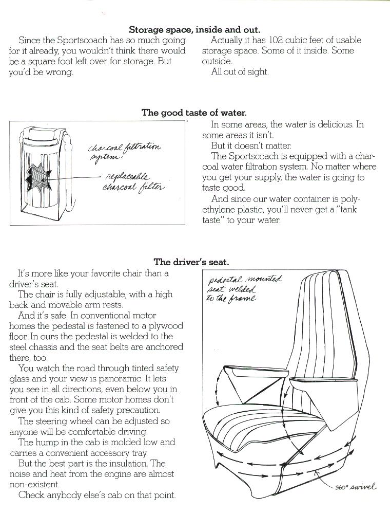 1973 Sportscoach Brochure w/Pocket - Page 15 of 18