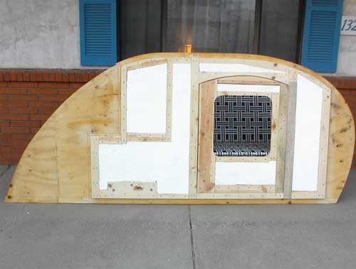 Teardrop - street side wall fully insulated