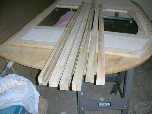 Teardrop - set of six ceiling joists