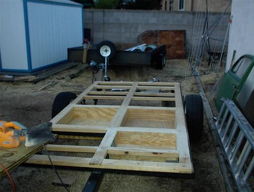 Teardrop - Three underfloor boxes done, three to go.