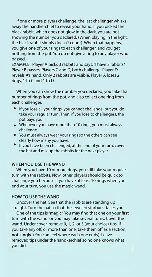 Hocus Pocus Game Instructions, page 3