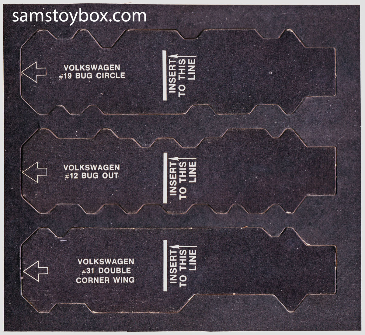 Amaze-A-Matics Program Strips from the VW Bug kit