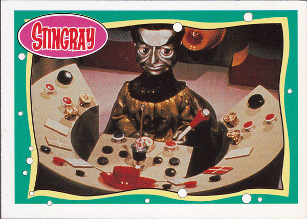 Front of Gerry Anderson Supermarionation Card number 13