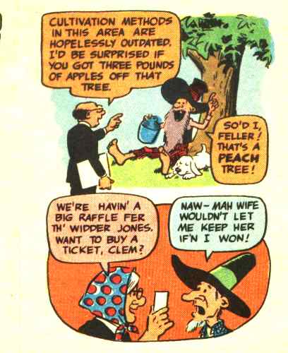 Joke page from Funny Li'l Joke Book Volume 32 of 44 - Hillbilly Jokes, No. 2