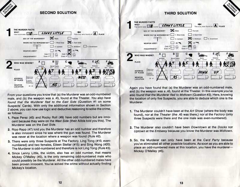 Electronic Detective Instructions - Page 7 of 11