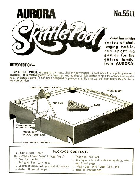 Skittle Pool Instructions - Page 1 of 4